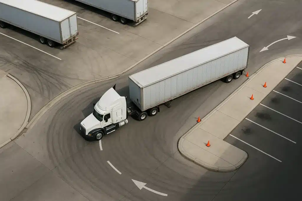 Cómo dimensionar patios de maniobra y parqueos en una ofibodega