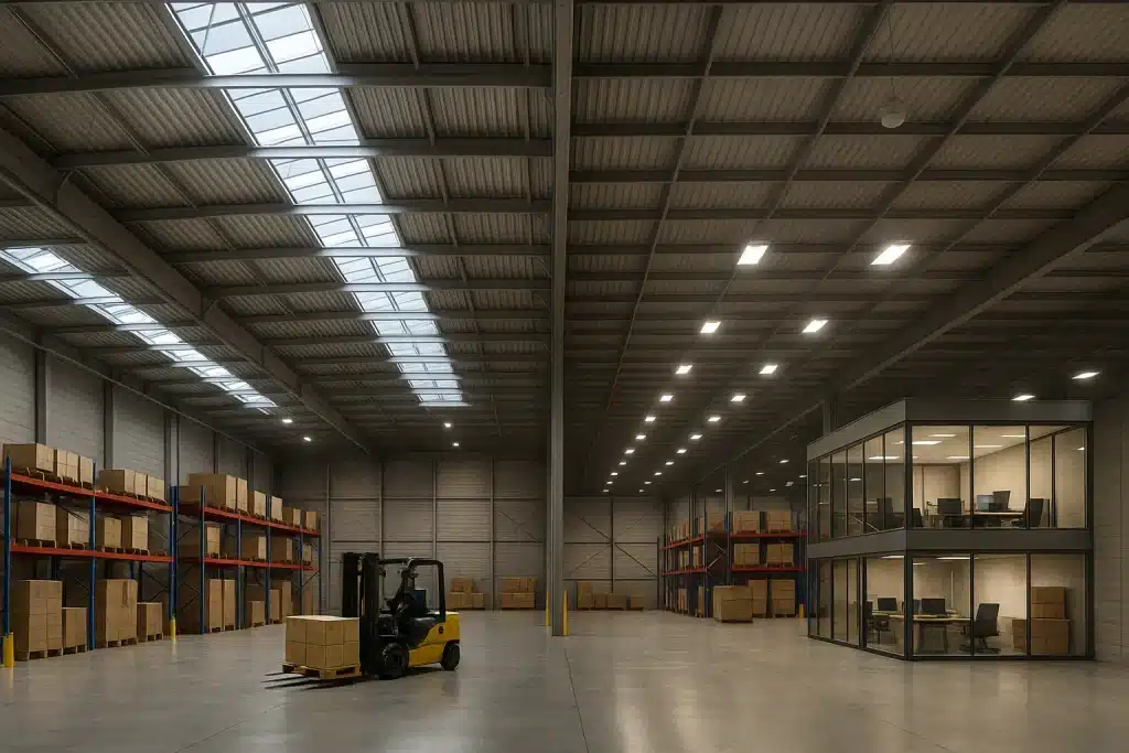 Iluminación en ofibodegas